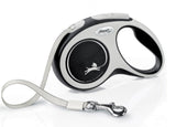 Vodítko FLEXI Comfort L pásek 5m/60kg černá, flexibilní vodítko pro psy, černé barvy, délka 5 metrů, vhodné pro psy do 60 kg.