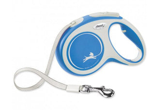 Vodítko FLEXI Comfort S, modrá, 5m, pro psy do 15kg.
