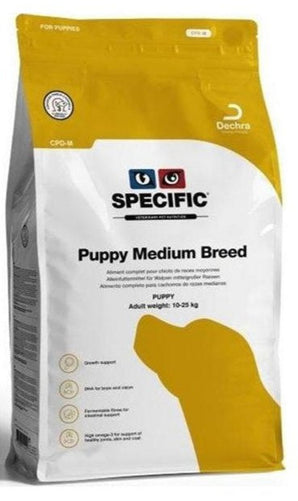 Balení granulí Specific CPD-M Puppy Medium Breed 7kg pro štěňata středních plemen.
