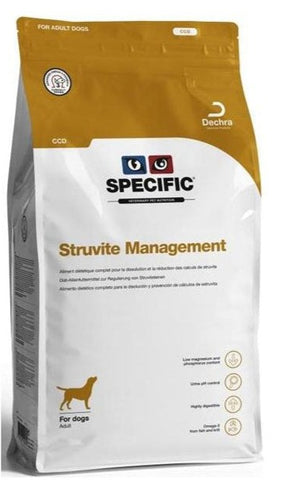 Specific CCD Struvite Management 12kg - balení granulí pro kočky na podporu zdraví močových cest, 12 kg.