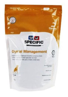 Specifický FCD Crystal Management 400g balení produktu na bílém pozadí.
