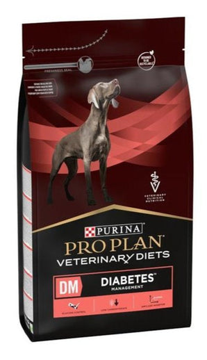 Purina PPVD Canine DM Diabetes Management 3kg - Krmivo pro psy s diabetem, pomáhá udržet stabilní hladinu cukru v krvi a podporuje zdravý metabolismus.