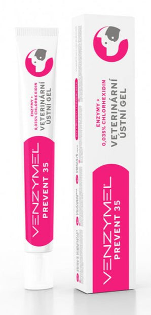 Venzymel Prevent veterinární ústní gel pro prevenci zánětů dutiny ústní, 30 ml.