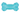 Hračka pes BONE TPR POP kost 12cm tyrkys Zolux