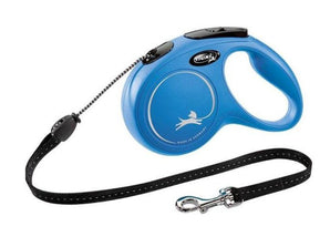 Vodítko FLEXI Classic NEW M lanko 5m/20kg modrá, flexibilní vodítko pro psy do 20 kg, modré barvy.
