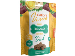 Calibra Dog Verve Crunchy Snack Fresh Duck 150 g, křupavé pamlsky s čerstvým kachním masem.