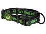 Obojek nylon 42-55/2,5cm zelená Kiwi