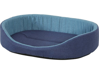 Pelech ONE INDIGO Classic 50cm modrá - Stylový a pohodlný pelech pro menší psy, poskytující dostatečnou podporu pro spánek.