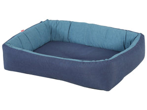Pelech ONE INDIGO Cosy 65cm modrá - Pohodlný a prostorný pelech pro středně velké psy, zajišťující kvalitní spánek.