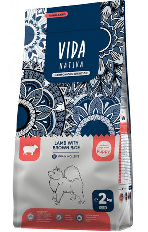 Kraftia VIDA NATIVA DOG Puppy M/L Chicken 12kg - Krmivo pro štěňata střední a velké velikosti s kuřetem, pro správný vývoj.