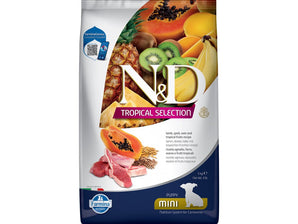 N&D TROPICAL SELECTION DOG Puppy Mini Lamb, 5 kg, výživné krmivo pro štěňata.