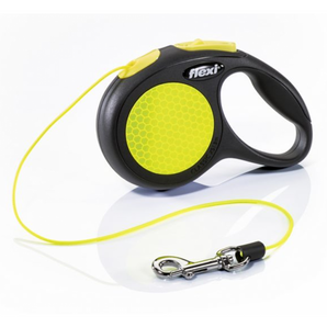 Vodítko FLEXI Neon XS 3m/8kg Lanko - reflexní vodítko pro psy do 8 kg, délka 3 metry, neonová barva.