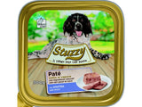 Stuzzy Dog vanička Adult Paté, kachna, 300 g, šťavnaté krmivo.