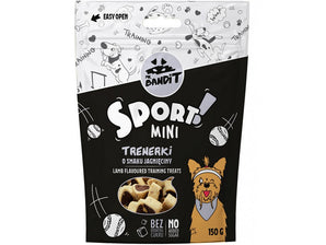 VetExpert Mr.Bandit pochoutka SPORT MINI, jehněčí, 150 g, pamlsek pro malé psy.