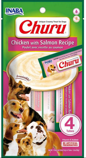 Churu Dog Chicken with Salmon 4x14g