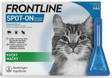 Frontline Spot On pro kočky 3x0,5ml – antiparazitární pipety proti blechám, klíšťatům a všenkám.