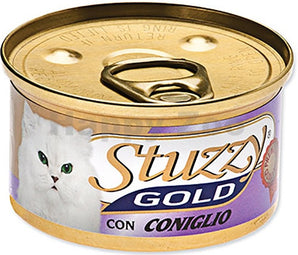 Stuzzy Gold králík 85 g – Konzerva pro kočky s králičím masem, balení 85 g.