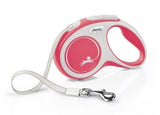Vodítko FLEXI Comfort S, červené, 5m, pro psy do 15kg.
