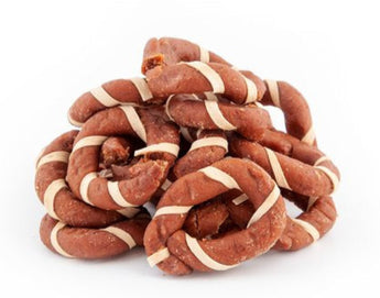WANT Dog poch. Kuřecí kroužky s rybou 0,5kg - Pamlsek s kuřecím masem a rybami, ideální pro podporu zdraví kloubů.
