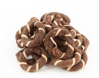 WANT Dog poch. Kachní kroužky s rybou 0,5kg - Pamlsky s kachnou a rybou, bohaté na proteiny a zdravé omega-3 mastné kyseliny.