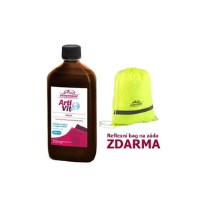VITAR Veterinae ArtiVit, sirup, 500 ml + reflexní batůžek, výhodné balení.