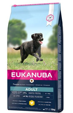 Eukanuba Dog Adult Large 15kg – Krmivo pro dospělé psy velkých plemen, balení 15kg