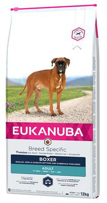 Eukanuba Dog Breed N. Boxer 12kg – Krmivo pro psy plemene Boxer, balení 12kg