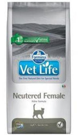 Vet Life Natural Feline Neutered Female 5kg – Krmivo pro kastrované kočky, balení 5kg