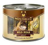 Konzerva Wolfsblut Dog Adult Wild Boar s divočákem pro dospělé psy, 200 g.