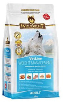 Granule Wolfsblut Dog VetLine Weight Management pro psy s nadváhou, 2 kg.
