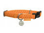 Obojek pes MAC LEATHER oranžová 15mm/28-40cm