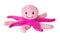 Hračka pes OCTOPUS & STARFISH plyš, TPR růžová 27 cm Kiwi – plyšová hračka ve tvaru chobotnice a mořské hvězdice s TPR prvky, růžová barva.
