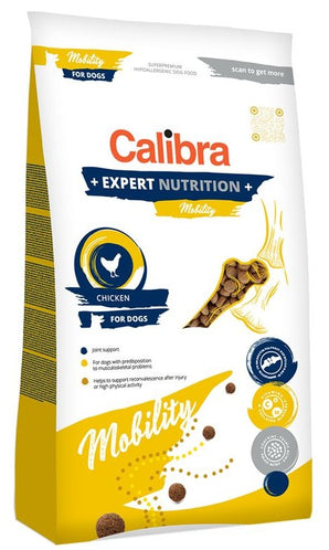 Calibra Dog EN Mobility Chicken 12kg – Krmivo pro psy podporující kloubní mobilitu, s kuřecím, balení 12 kg.
