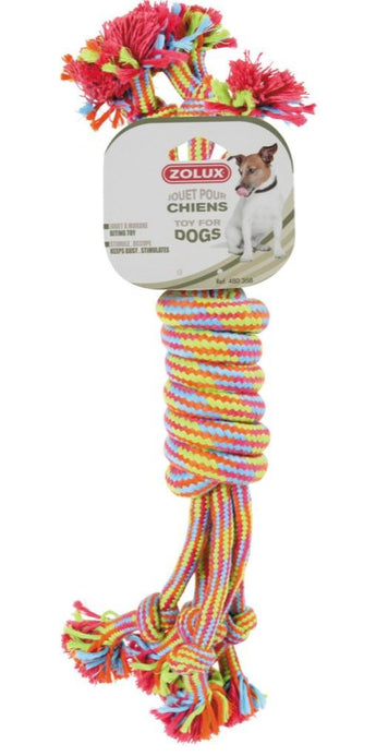 Hračka pes Přetahovadlo spirála, barevná, 35 cm, Zolux, přetahovací hračka ve tvaru spirály.