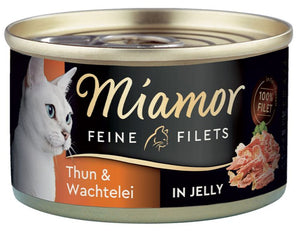 Miamor Filet Tuňák & Křepel. vejce želé 100g
