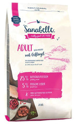 Bosch Cat Sanabelle Adult, kuřecí, 2 kg, krmivo pro dospělé kočky.