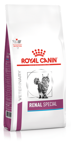 Royal Canin VD Feline Renal Special 2kg balení krmiva pro kočky s ledvinovými problémy