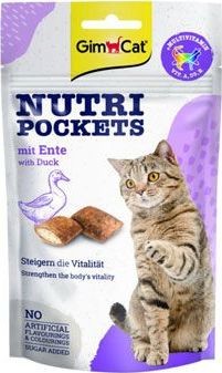 GimCat Pamlsky pro kočky kachní 60g – Pamlsky pro kočky s kachním masem, bohaté na bílkoviny, balení 60g