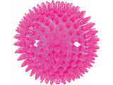 Hračka pes BALL SPIKE TPR POP, 8 cm, s ostny, růžová, Zolux, malý míček s ostny.