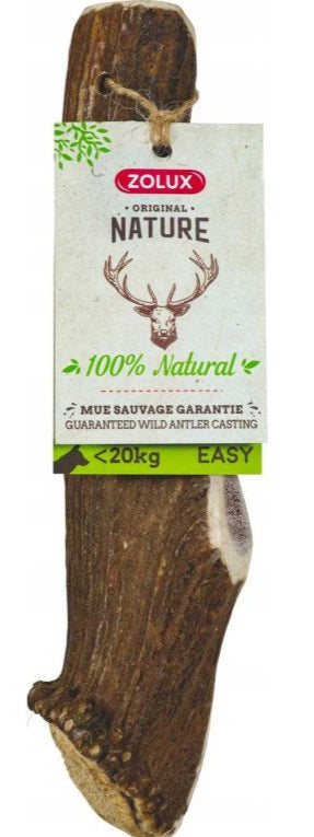 Pochoutka Jelení paroží plátky EASY, do 20 kg, Zolux, přírodní pochoutka pro psy.