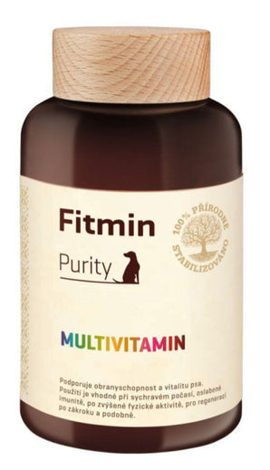 Doplněk stravy Fitmin dog Purity Multivitamin pro podporu zdraví psů, 200 g.