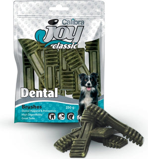 Calibra Joy Dog Classic Dental Brushes 250g – Dentální kartáčky pro psy, balení 250 g.