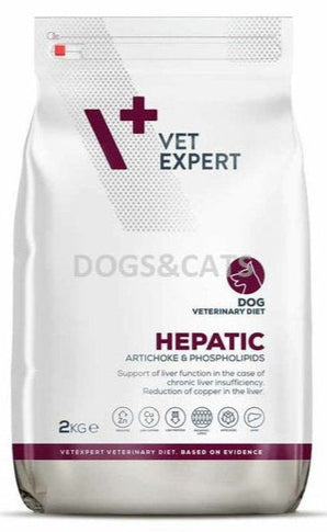 Granule VetExpert VD 4T Hepatic pro psy s onemocněním jater, 2 kg.