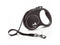 Vodítko FLEXI Black Design M, stříbrné, pásek 5m pro psy do 25kg.