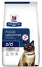 Hill's Prescription Diet Z/D Food Sensitivity 3kg – Krmivo pro kočky s potravinovými alergiemi, balení 3kg.