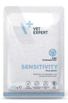 Kapsička VetExpert VD 4T Sensitivity pro kočky s potravní přecitlivělostí, 100 g.