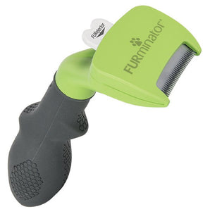 FURminator hrablo S Short Hair pro psy – hrablo pro malé krátkosrsté psy, péče o srst, odstranění podsady, nástroj proti línání a jemným chlupům