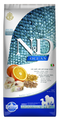 N&D OCEAN DOG LG Adult M/L Codfish & Orange 12kg