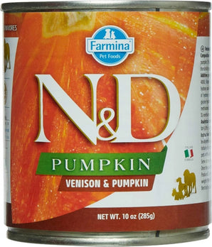 N&D DOG PUMPKIN Adult Venison & Pumpkin, 285 g, výživné krmivo se zvěřinou a dýní.