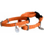 Obojek pes MAC LEATHER oranžová 20mm/38-50cm